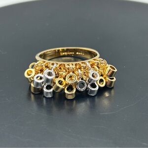 Vintage 90’s Camille Lucie - Gold and Silver Cha-Cha Ring